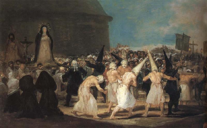 Francisco Goya The Procession Sweden oil painting art